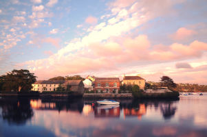 Scenic Irish Village by the Sea